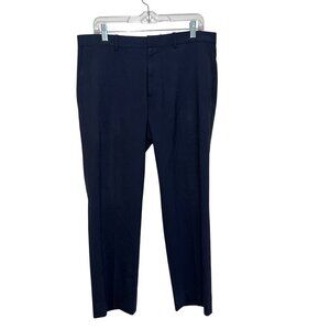 Theory Mens Blue Blue Slim Fit Dress Pants Size  34